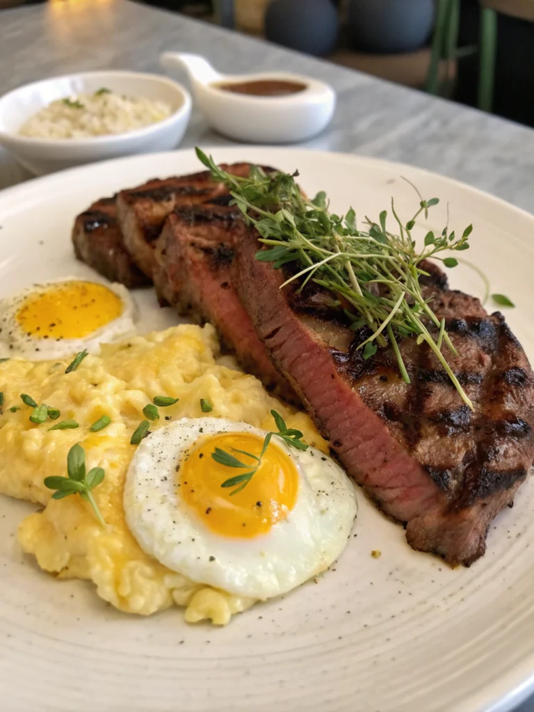 Steak and Eggs Recipe