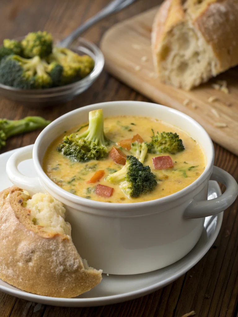 Copycat Panera Bread Broccoli Cheddar Soup Recipe