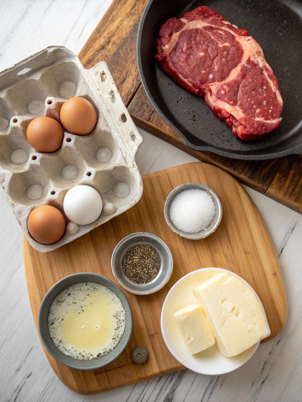 steak and eggs recipe ingredients