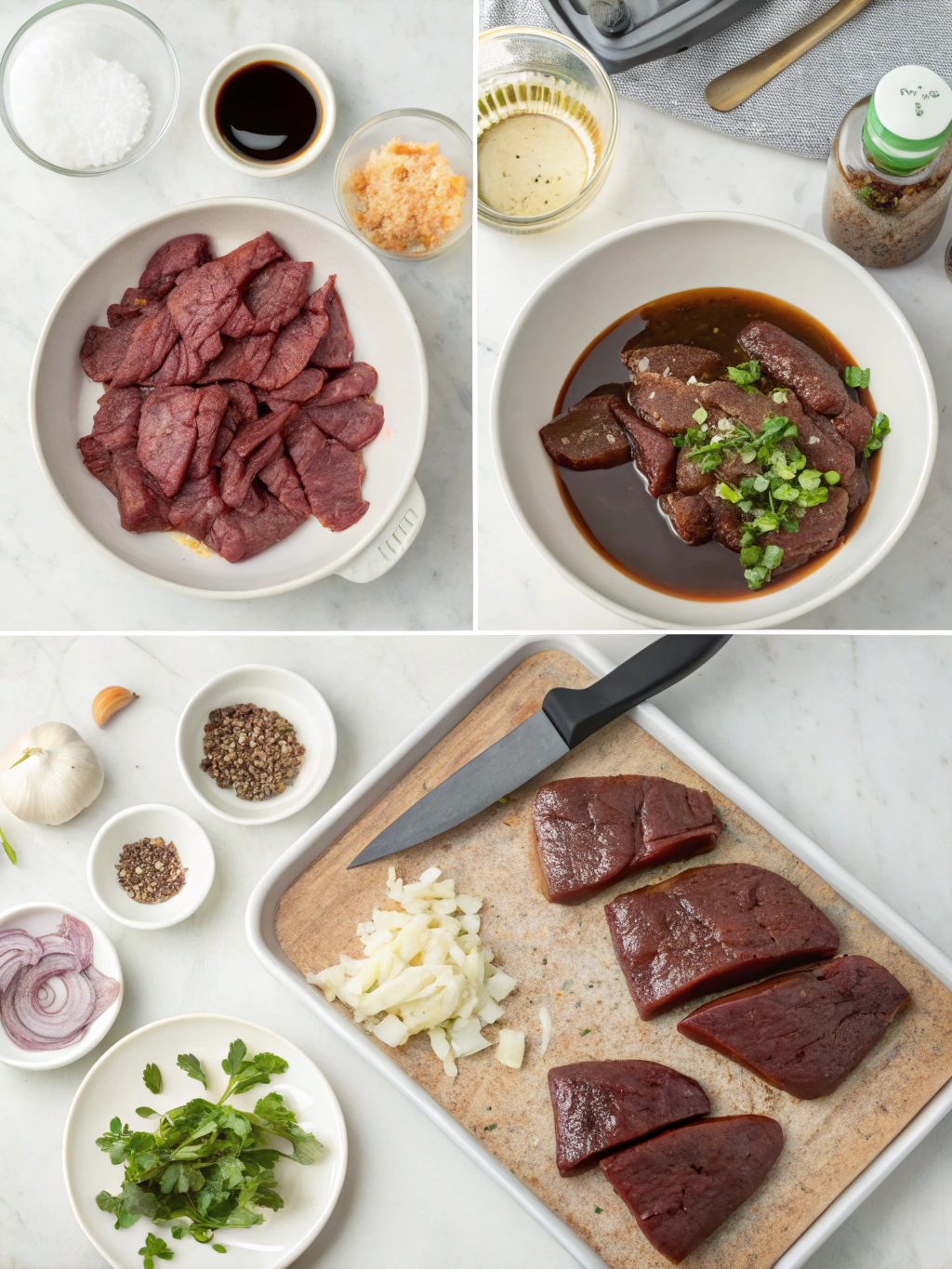 beef liver recipes preparing steps